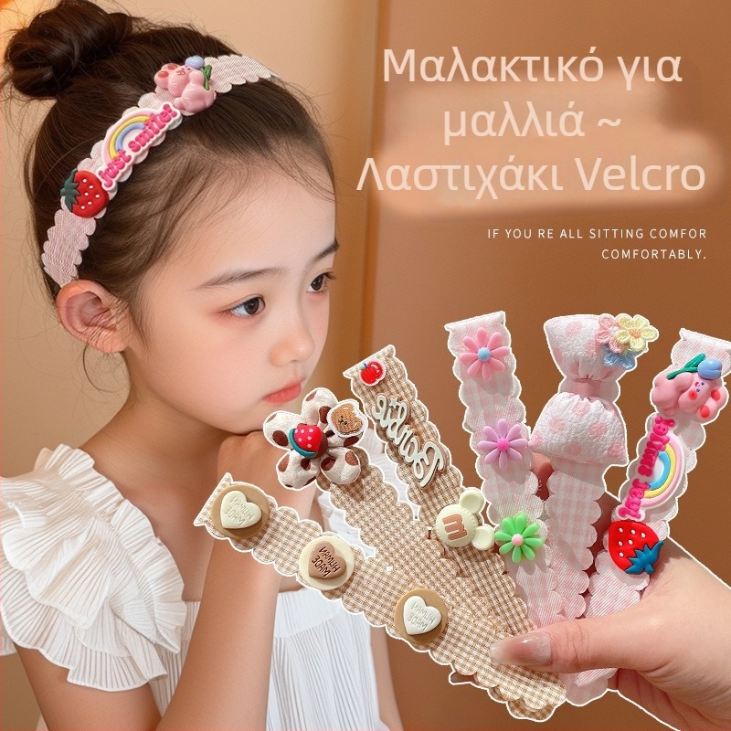 Κορδέλα μαλλιών για παιδιά, ύφασμα, στυλ καρτούν, προέλευση Yiwu, χειμώνας 2025