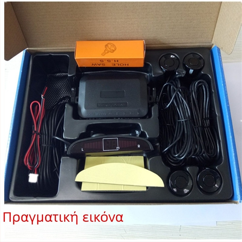 Ραντάρ αντίστροφης όπισθεν με 4/6/8 αισθητήρες, κουδούνι με πραγματική φωνή, διπλού πυρήνα οθόνη σε σχήμα ημισελήνου, εικόνα ραντάρ μπροστά και πίσω, μοντέλο CQ-1401