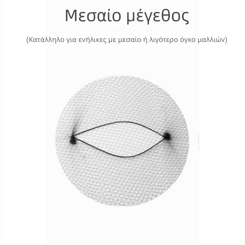 Σετ αξεσουάρ μαλλιών: 50 κλιπ U-σχήματος, 20 αόρατα διχτυωτά καλύμματα μαλλιών, πολυεστερική ίνα, χειροποίητο, unisex.
