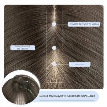 Ππερούκα, ίσια τρίχα από πρωτεϊνικό μετάξι, μηχανική επεξεργασία, καθολική εφαρμογή, χωρίς βαφή ή περμανάντ