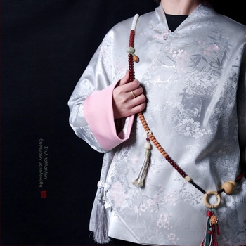 Duobao διαγώνιο κολιέ crossbody, χειροποίητο, γυναικείου εθνοτικού στυλ, υλικό: Duobao, μάρκα: Pengson Decoration World