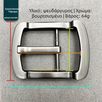 Ανδρική αγκράφα ζώνης – κράμα ψευδάργυρου, ιαπωνική αγκράφα, συμβατή με ζώνη από καμβά, εξωτερική/εκτός δρόμου χρήση, G-Metal