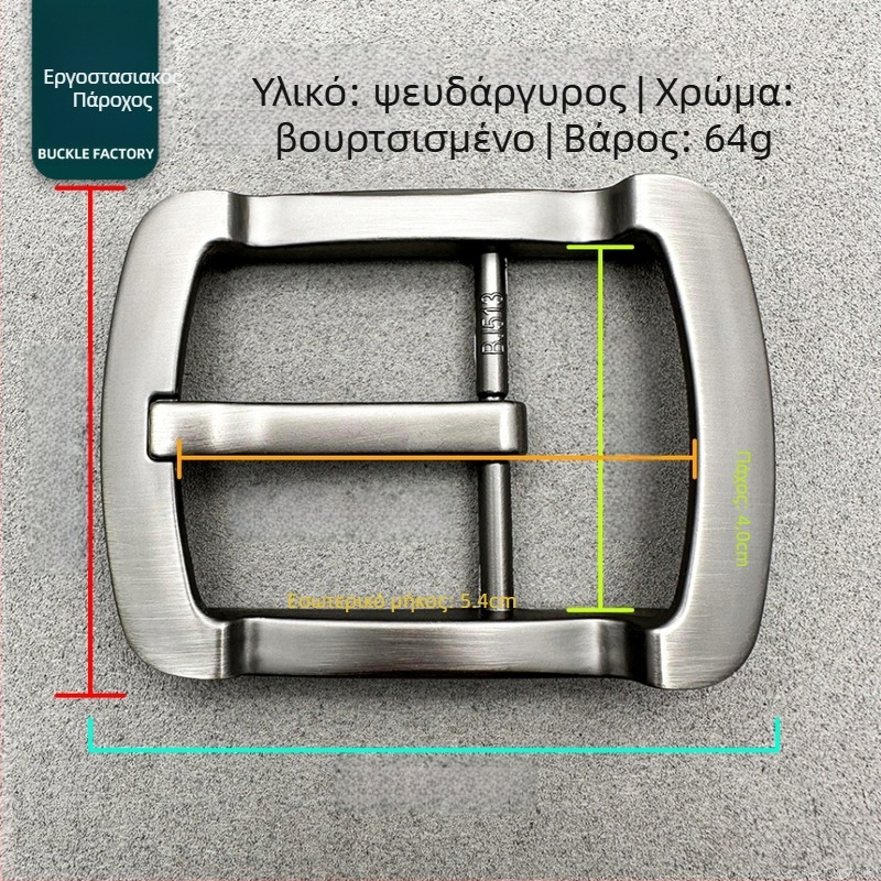 Ανδρική αγκράφα ζώνης – κράμα ψευδάργυρου, ιαπωνική αγκράφα, συμβατή με ζώνη από καμβά, εξωτερική/εκτός δρόμου χρήση, G-Metal