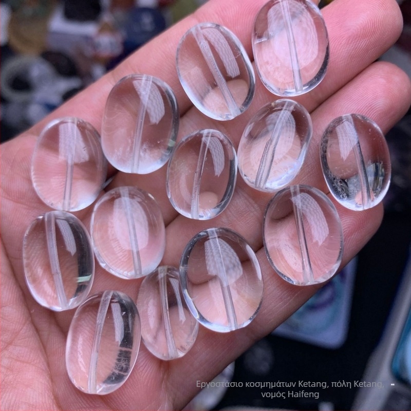 DIY βραχιόλι με χάντρες κρυστάλλου – ωοειδές σχέδιο, ιριδίζουσα επίστρωση (υλικό: κρύσταλλο; σχέδιο: ωοειδές; επεξεργασία: ιριδίζουσα; στυλ: προσωπικότητα)