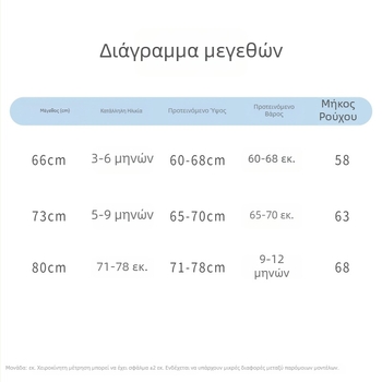 60 g επενδυμένο βαμβακερό ρομπερ για νεογνά, μακριά μανίκια, πλευρικό κλείσιμο, χωρίς ραφές