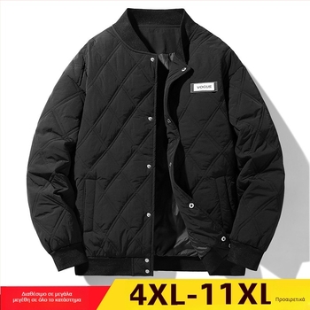 Ανδρικό μπουφάν από βαμβάκι με επένδυση, με γιακά-στάση, με μονόζευγμα κούμπωμα, πολυεστερικό γέμισμα, πολυεστερική επένδυση, τσέπες στις πλευρές