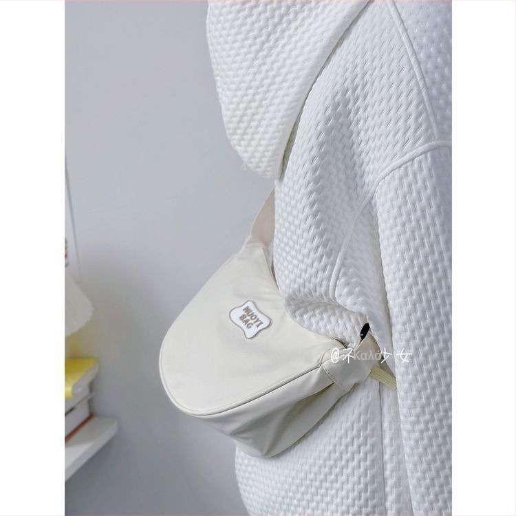 Τσαντάκι τύπου dumpling, unisex στυλ, πολυεστέρας, επένδυση νάιλον, άνοιξη 2025 κυκλοφορία