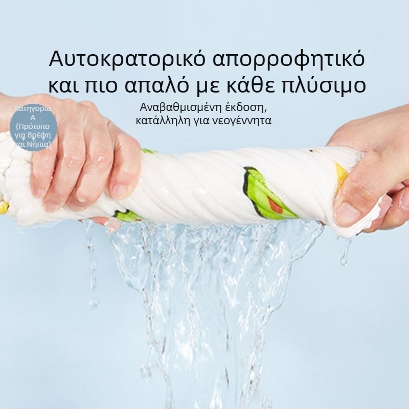 Παιδική πετσέτα από έξι στρώσεις βαμβακερής γάζας για πρόσωπο και σάλιο, κατάλληλη για παιδιά 3–8 ετών, άνοιξη 2025