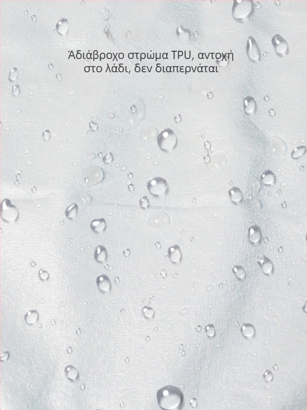Μαντήλι για σάλιο (βιβ) για γεύματα και φάρμακα, ύφασμα μπαμπού, αδιάβροχος φραγμός, μονοχρωμικό σχέδιο