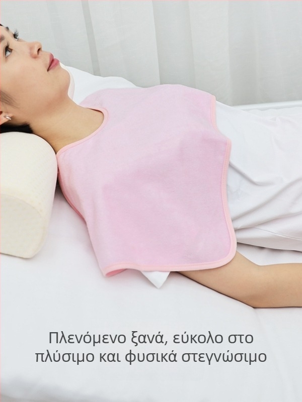 Μαντήλι για σάλιο (βιβ) για γεύματα και φάρμακα, ύφασμα μπαμπού, αδιάβροχος φραγμός, μονοχρωμικό σχέδιο