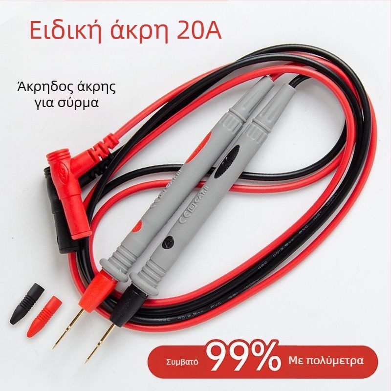 Σετ άκρων δοκιμών για πολύμετρο, 40 τεμάχια, εργαλεία αποσυναρμολόγησης, οικιακή χρήση, μάρκα Unique