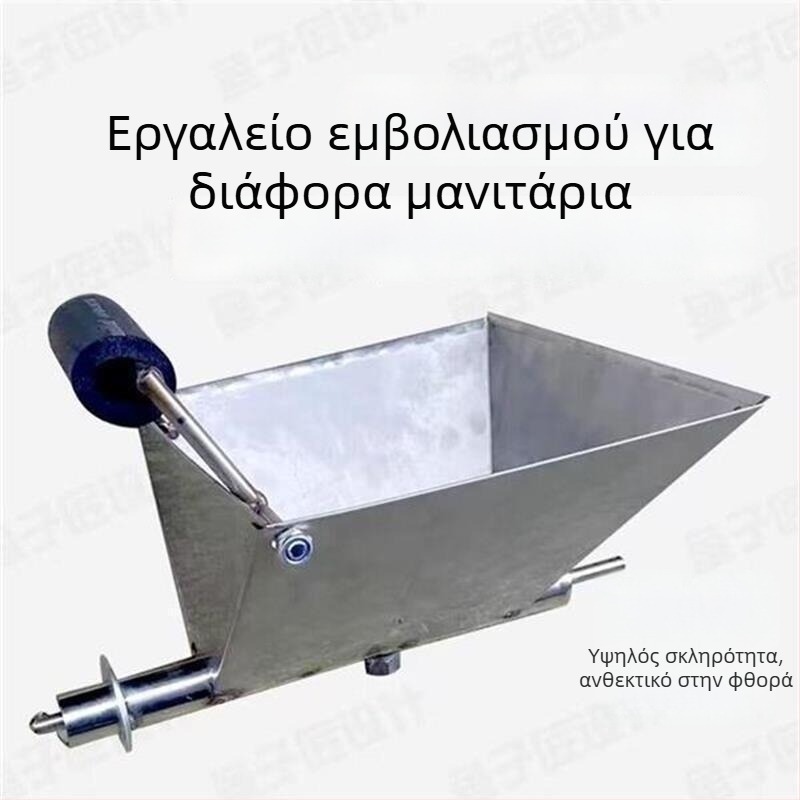 Συσκευή Εμβολιασμού για Καλλιέργεια Μανιταριών — Αποσπώμενες κεφαλές; οικιακή χρήση; παραλλαγές: κεφαλή 32 σωλήνων μήκους 80, κεφαλή 25 σωλήνων μήκους 80, κεφαλή 32 σωλήνων μήκους 200