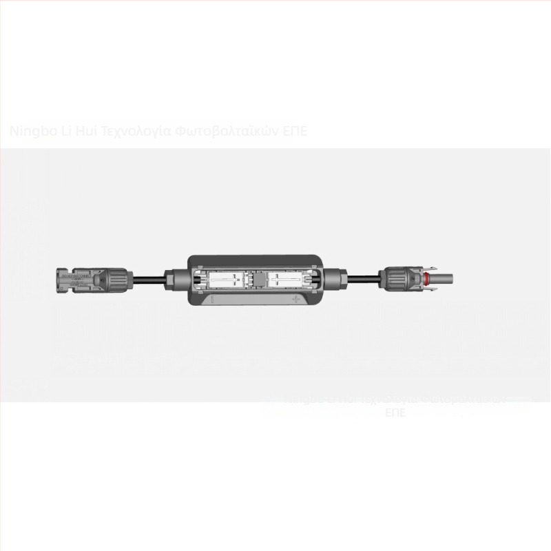 Φωτοβολταϊκό κιβώδιο σύνδεσης με ταινιοειδές σχήμα, αδιάβροχο, με στεγανοποιητικό δακτύλιο, ελαφρύ για εξωτερική χρήση