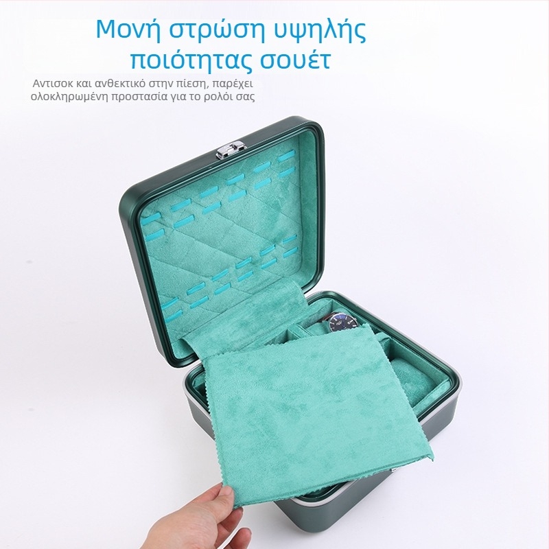 Tripshow θήκη ρολογιών από κράμα αλουμινίου με κλειδαριά – φορητή, ανθεκτική, συμπαγής θήκη προβολής ρολογιών, δυνατότητα εκτύπωσης λογότυπου και παραμετροποίησης