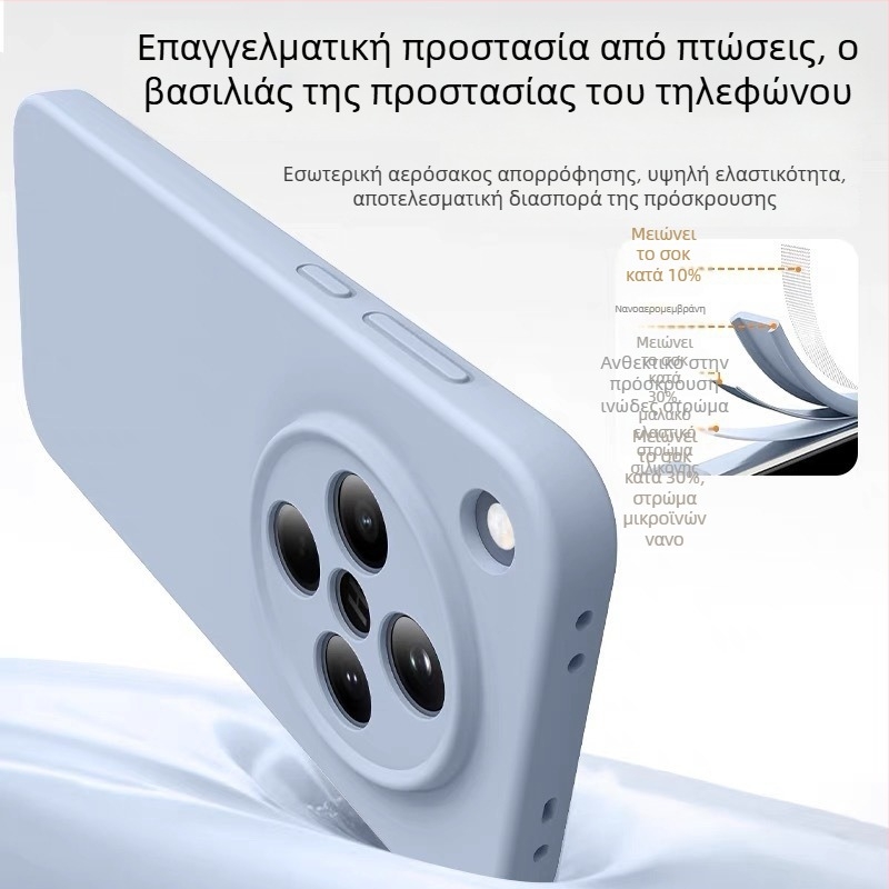 Θήκη OPPO Find X8 Ultra από υγρή σιλικόνη, πλήρης κάλυψη, ανθεκτικό στη φθορά, αντίσταση σε πτώσεις, αντι-αποτυπώματα