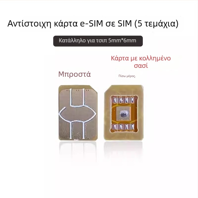 Αντάπτορας eSIM σε nano SIM για smart watch, ανθεκτικό σε υψηλές θερμοκρασίες, εξωτερική εγκατάσταση, θύρα USB 1.1, OEM διαθέσιμο