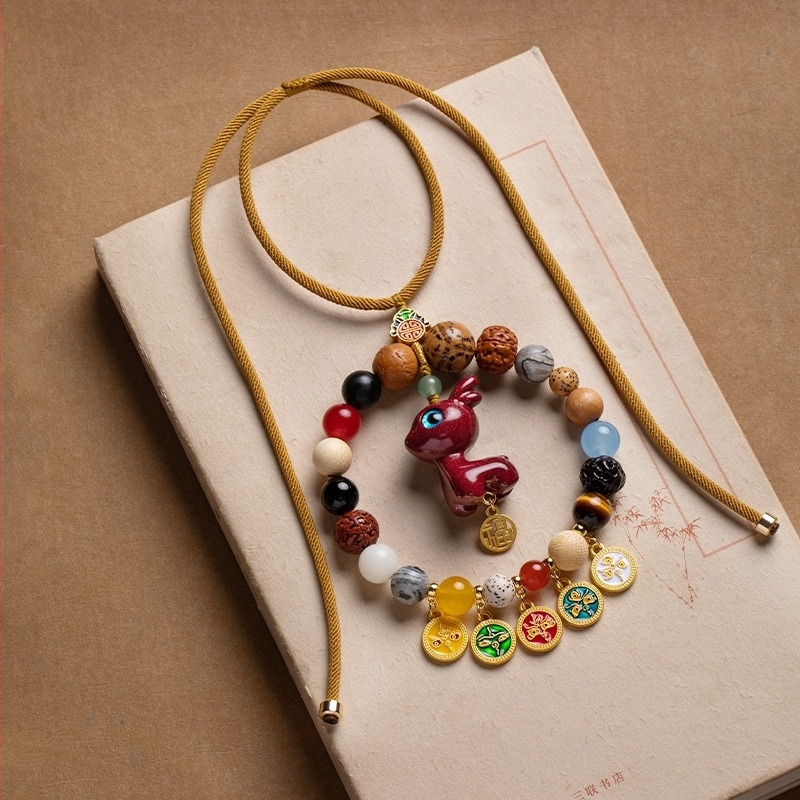 Διακόσμηση αυτοκινήτου από ξύλο σε μορφή ελάφι, καρτούν στυλ, λειτουργία αρώματος