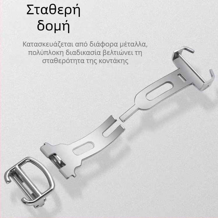 Αντικαταστάσιμη αγκράφα ρολογιού από ανοξείδωτο ατσάλι, αναδιπλόμενη, μάρκα ZJBLCM, πολυμορφικό στυλ για καθημερινή χρήση, Χειμώνας 2023