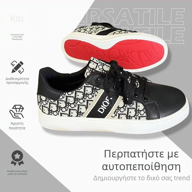 Ανδρικά casual sneakers με επάνω μέρος από microfiber δέρμα, στρογγυλή μύτη, χαμηλό προφίλ, καουτσούκ σόλα, κορδόνια