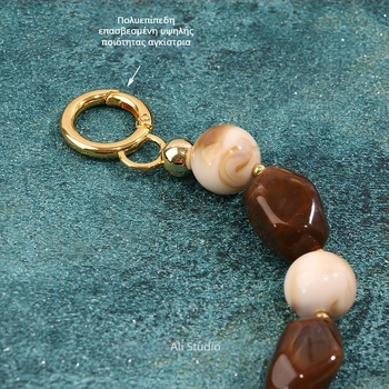 Ιμάντας τσάντας από ρητίνη με επεκτειόμενη αλυσίδα για ώμο και διασταυρούμενο στυλ κάτω από τον βραχίονα