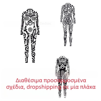 Watch Dogs cosplay καπέλο και μάσκα, βαμβακερό υλικό, σχέδιο γκράφιτι, μάσκα κεφαλής, προστασία από σκόνη
