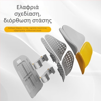 Μαξιλαράκι Υποστήριξης Οσφυϊκής Περιοχής Καρέκλας: αναπνεύσιμο δίκτυο, εργονομική υποστήριξη, πλήρωση από σφουγγάρι, κατάλληλο για όλα τα αυτοκίνητα, μινιμαλιστικό στυλ