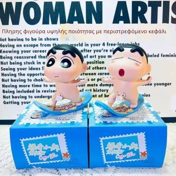 Crayon Shin-Chan SD έκδοση φιγούρα από πλαστικό, καρτούν στυλ, για διακόσμηση γραφείου και κεντρική κονσόλα αυτοκινήτου