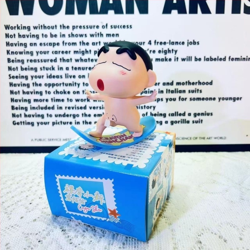 Crayon Shin-Chan SD έκδοση φιγούρα από πλαστικό, καρτούν στυλ, για διακόσμηση γραφείου και κεντρική κονσόλα αυτοκινήτου