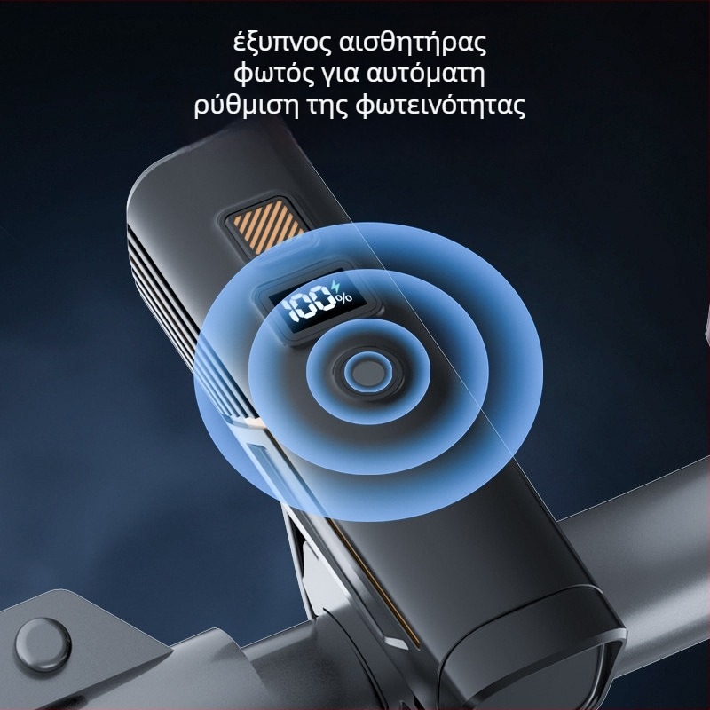 Μπροστινό φως ποδηλάτου για νυχτερινή ποδηλασία — υπερφωτεινό, με μακράς διάρκειας μπαταρία για ποδήλατα βουνού και δρόμου