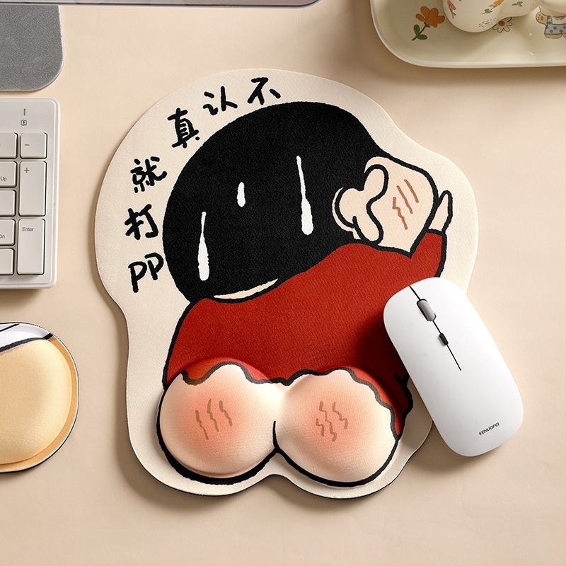 Μάτ γραφείου με ιμάντα καρπού – καουτσούκ Pad-41 (μονοπλευρή, πλαστική φόρμα)