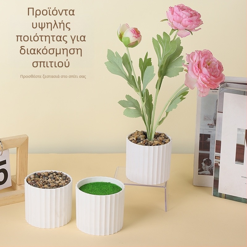 Γλάστρα | Πλαστικό, κατασκευασμένο με έγχυση, κατάλληλο για τοίχο, γραφείο/τραπέζι και δάπεδο, απλός στυλ (Kunyang)