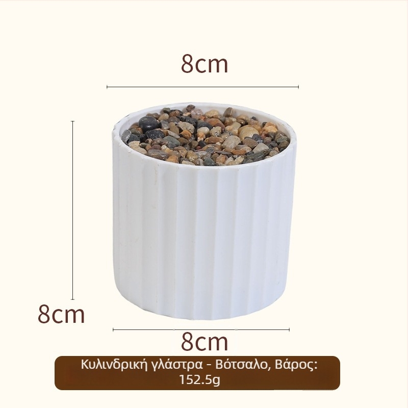 Γλάστρα | Πλαστικό, κατασκευασμένο με έγχυση, κατάλληλο για τοίχο, γραφείο/τραπέζι και δάπεδο, απλός στυλ (Kunyang)