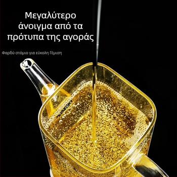Hyvar γυάλινο δοχείο λαδιού, αδιάβροχο στις διαρροές, κουζίνας για σάλτσες (σογιού), ξύδι και λάδι