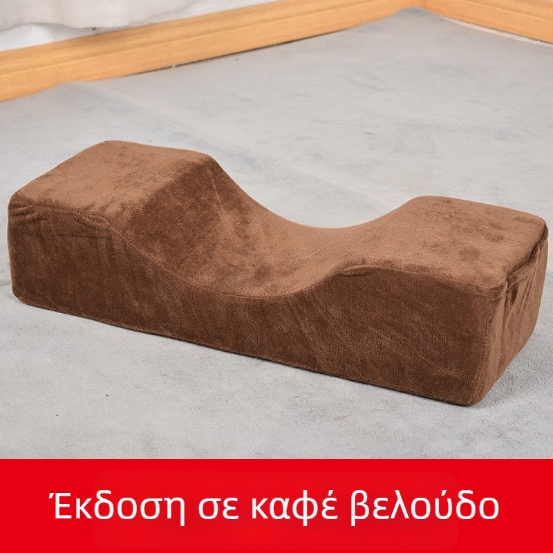 Μαξιλάρι αυχένα σε σχήμα U με αφρό μνήμης και κάλυμμα από κρυστάλλινο βελούδο, μοντέρνος μινιμαλιστικός σχεδιασμός για ενήλικες, κατάλληλο για ύπνο στην πλευρά