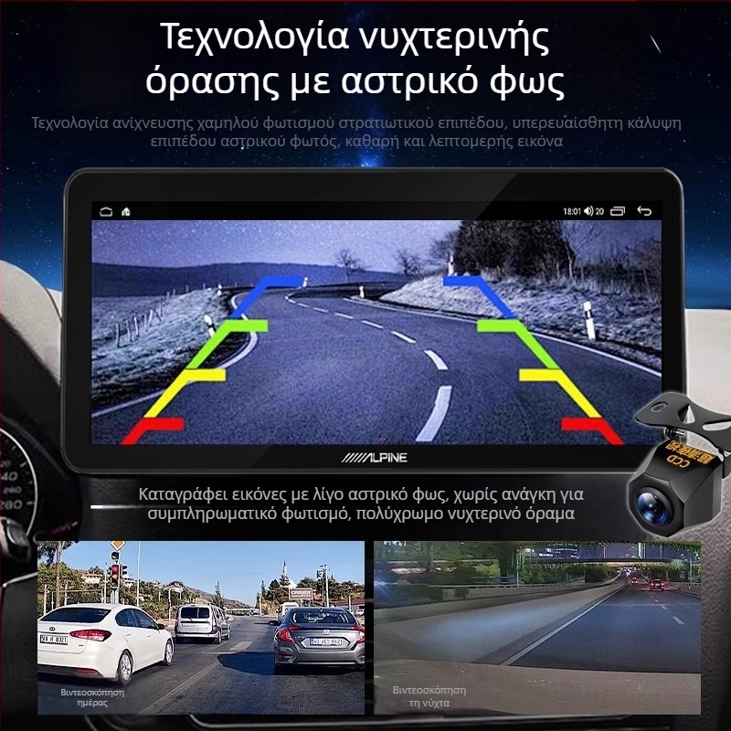 Κάμερα οδήγησης AHD 1080p, 170° ευρυγώνιο, 12V τροφοδοσία, περίβλημα από κράμμα ψευδάργύρου, Sony πίσω κάμερα 1080p