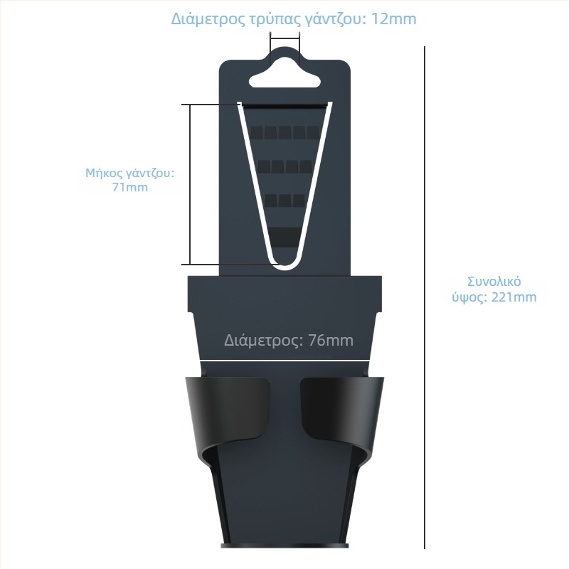 Θήκη ποτών για το πίσω μέρος του καθίσματος αυτοκινήτου, για το κενό ανάμεσα στην πόρτα και το τζάμι, με θήκη θερμός ποτήρι, ενσωματωμένο τασάκι και αποθήκευση — Υλικά: ABS+PP; Μοντέλο: SD-1018; Κατάλληλο για το πίσω μέρος καθίσματος; Διαμόρφωση: Ναι; Μάρκ