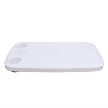 Jia Ningshun Ορθογώνιο RV Ανυψωτικό Τραπέζι με Θήκη για 2 Φλυτζάνια, ABS Πλαστικό, Αφαιρούμενο, Εγκατάσταση Τύπου Κάρτας