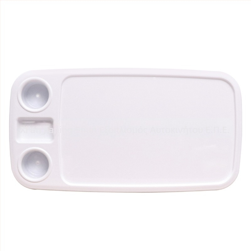 Jia Ningshun Ορθογώνιο RV Ανυψωτικό Τραπέζι με Θήκη για 2 Φλυτζάνια, ABS Πλαστικό, Αφαιρούμενο, Εγκατάσταση Τύπου Κάρτας