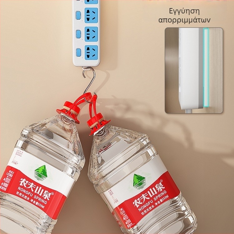 Στήριγμα πρίζας τοίχου για δρομολογητές και οργάνωση καλωδίων, χωρίς διάτρηση, universal στυλ