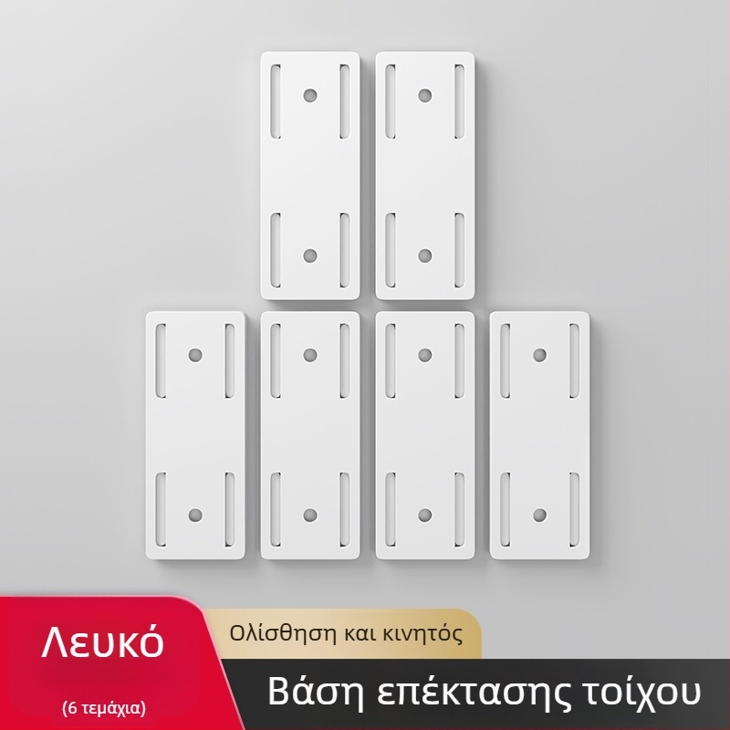 Τοίχος-στήριγμα για πρίζες, δρομολογητές και οργάνωση καλωδίων – καθολικό στυλ, εγκατάσταση χωρίς διάτρηση