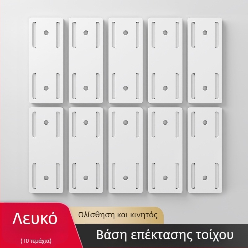 Τοίχος-στήριγμα για πρίζες, δρομολογητές και οργάνωση καλωδίων – καθολικό στυλ, εγκατάσταση χωρίς διάτρηση