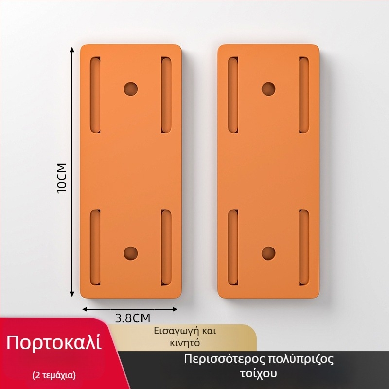 Τοίχος-στήριγμα για πρίζες, δρομολογητές και οργάνωση καλωδίων – καθολικό στυλ, εγκατάσταση χωρίς διάτρηση