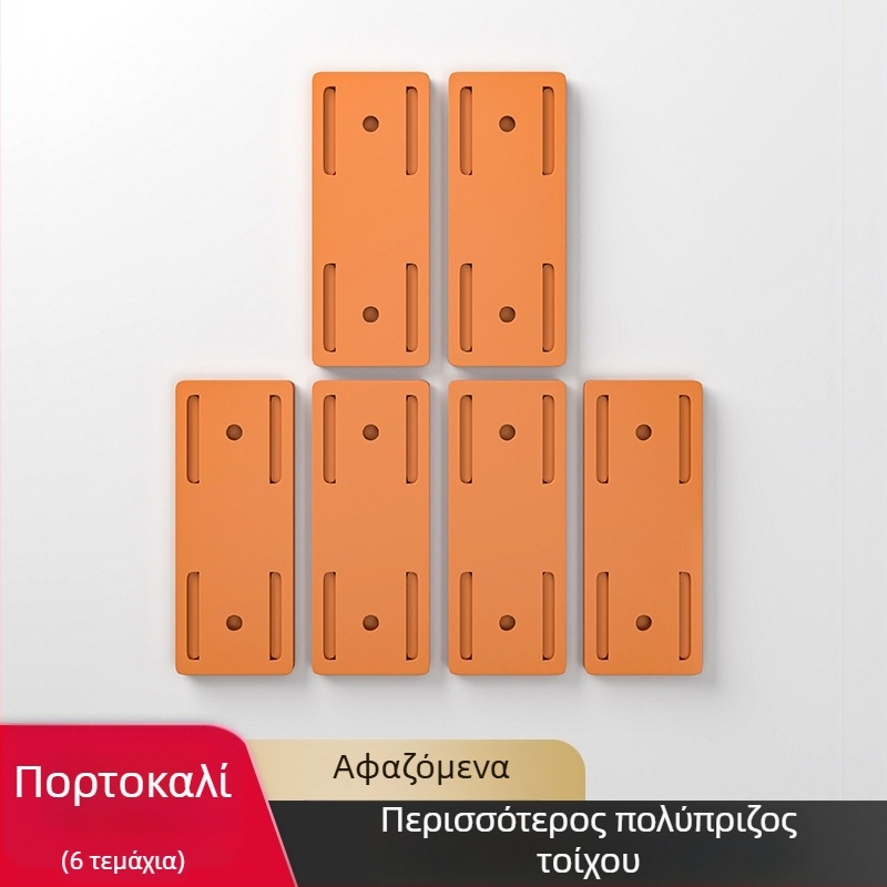 Τοίχος-στήριγμα για πρίζες, δρομολογητές και οργάνωση καλωδίων – καθολικό στυλ, εγκατάσταση χωρίς διάτρηση