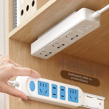 Επιτοίχιος στηριγμός πρίζας και καλωδίων για δρομολογητές, καθολικός σχεδιασμός, υλικό: μεταξωτό ύφασμα, εγκατάσταση χωρίς τρύπες