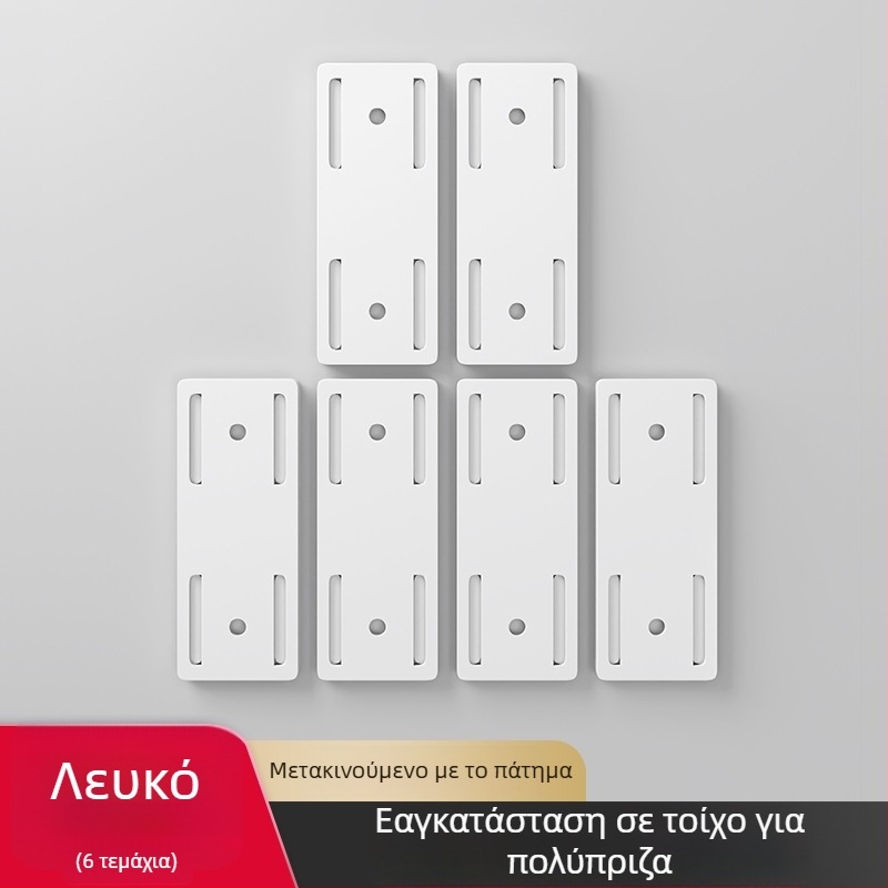 Επιτοίχιος στηριγμός πρίζας και καλωδίων για δρομολογητές, καθολικός σχεδιασμός, υλικό: μεταξωτό ύφασμα, εγκατάσταση χωρίς τρύπες