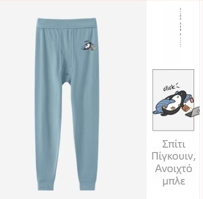 Ανδρικά βαμβακερά θερμικά παντελόνια για φθινόπωρο και χειμώνα, ένα στρώμα, 100% βαμβάκι, διαπνέοντα, μετριο θερμοκρασία, 181–200 g/m², για άνδρες 18–40 ετών