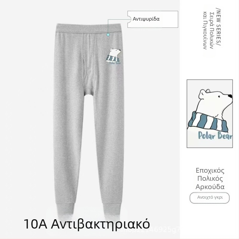 Ανδρικά βαμβακερά θερμικά παντελόνια για φθινόπωρο και χειμώνα, ένα στρώμα, 100% βαμβάκι, διαπνέοντα, μετριο θερμοκρασία, 181–200 g/m², για άνδρες 18–40 ετών