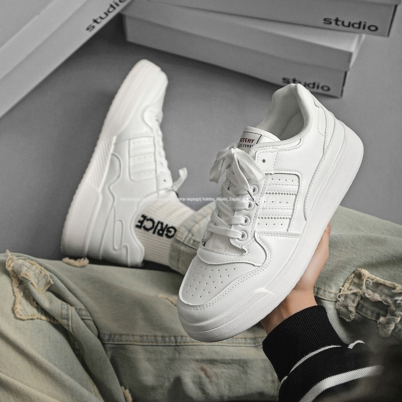 Unisex παπούτσια σε στυλ Χονγκ Κονγκ, casual sneakers με καουτσούκ σόλα