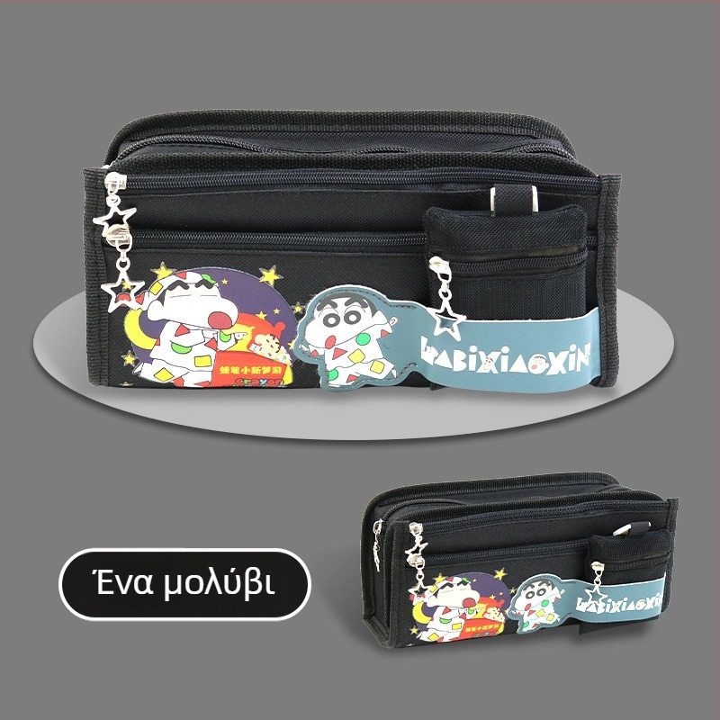 Θήκη μολυβιών Pikachu με μεγάλη χωρητικότητα – σχολικά είδη από καμβά, μάρκα Anime, Κορεατικό στυλ