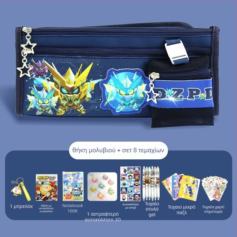 Κασετίνα μολυβιών Monkey King από καμβά, για κορίτσια, παιδικό στυλ